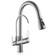 Reverse Osmosis 3-way tap, removable, 360º rotatable curved lines