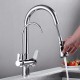 Reverse Osmosis 3-way tap, removable, 360º rotatable curved lines