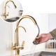 Reverse Osmosis 3-way tap, removable, 360º rotatable curved lines