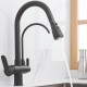 Reverse Osmosis 3-way tap, removable, 360º rotatable curved lines
