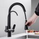 Reverse Osmosis 3-way tap, removable, 360º rotatable curved lines