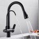 Reverse Osmosis 3-way tap, removable, 360º rotatable curved lines