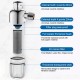 Small anti-scaling stainless steel water filter