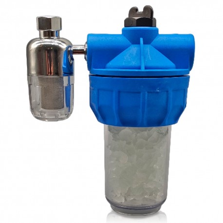 Small anti-scaling stainless steel water filter