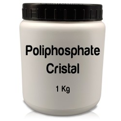 Polyphosphate in crystals, Refill for polyphosphate dispenser in glass 1 Kg