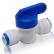Straight quick connector 1/4" tube 1/4" tube