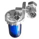 Double anti-lime, anti-corrosion and anti-incrustation kit for electric water heaters and heaters