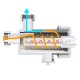 Double anti-lime, anti-corrosion and anti-incrustation kit for electric water heaters and heaters