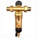 Pre-water filter with high flow pressure gauge and centrifugal washing valve, 360º installation