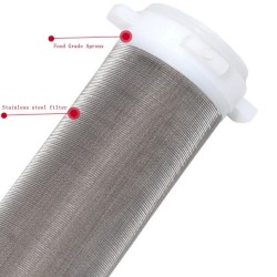 Replacement 40 micron washable stainless steel mesh cartridge for ROTEK brass water filter