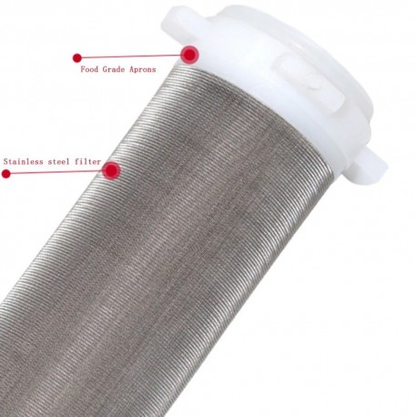 Replacement 40 micron washable stainless steel mesh cartridge for ROTEK brass water filter