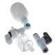 Float type buoy with connection to 1/4" tube for aquarium