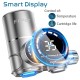 BPA-free FILPUR on-tap water filter with UV light and display
