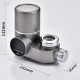 BPA-free FILPUR on-tap water filter with UV light and display