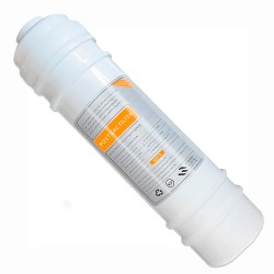Activated Carbon Post Filter Replacement Cartridge, Spigot Connection for Reverse Osmosis