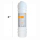 Activated Carbon Post Filter Replacement Cartridge, Spigot Connection for Reverse Osmosis