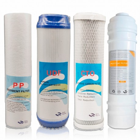 Kit 4 Replacement Filters for Filpur Under-Sink Ultrafiltration