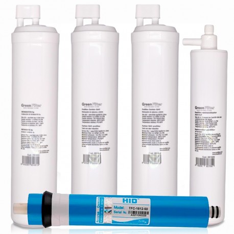 Replacement filters for RO Green Filter , type CS, with CS post-filter Remineralizing and ro membrane
