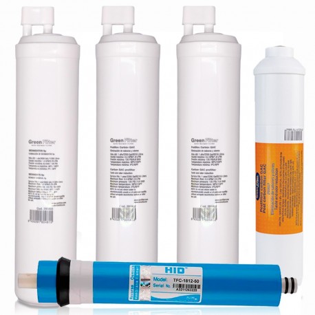Replacement of Filters with membrane for reverse osmosis type CS - 1