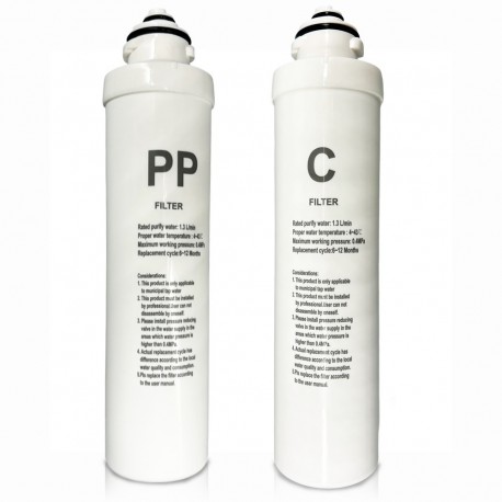 Replacement pack of 2 Osmopur Zero Filters