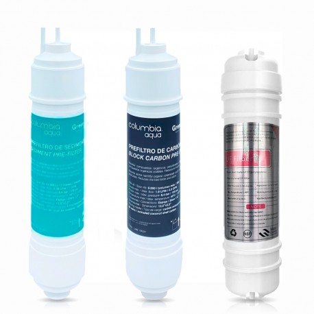 Complete replacement kit with cartridges and membrane UF for Columbia UF ultrafiltration water dispenser