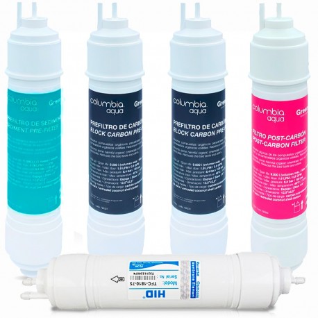 Complete replacement kit with cartridges for Columbia RO Reverse Osmosis water dispenser