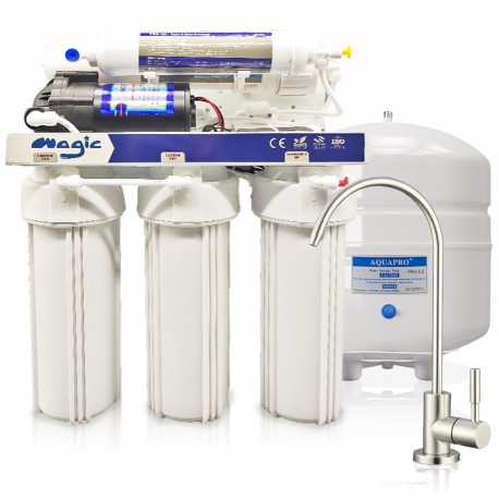 MAGICB Reverse Osmosis Filter with Booster Pump and NSF Certification – Pure and Healthy Water at Home