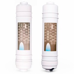 Kit of 2 in-line filters replacement Fonpur source quick connection filtration type I spigot