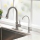 Modern brushed steel tap for Reverse Osmosis