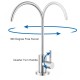 Modern brushed steel tap for Reverse Osmosis