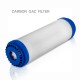 Pack 4 Water Filters for Universal RO 5 stages, 1 Sediment, 2 CTO and 1 Post Filter with quick connection