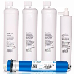 Replacement filters for RO Green Filter , type CS, with CS post-filter Remineralizing and ro membrane