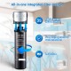 Desktop cold and natural water dispenser with direct refrigeration
