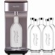 Desktop cold and natural water dispenser with direct refrigeration