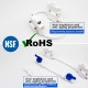 White tube (10 mts) for 1/4" reverse osmosis - 1