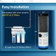 CTO 10" x 2.5" Extruded Carbon Cartridge – 1 Micron for RO
