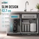 OSMOPUR Front 800G Direct Flow Reverse Osmosis System with Front Filter Replacement