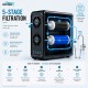 OSMOPUR Front 800G Direct Flow Reverse Osmosis System with Front Filter Replacement