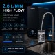 OSMOPUR Front Max 1000G – Premium Direct Flow Reverse Osmosis System with TDS Display