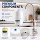 MAGIC EKONO+ 5-Stage Reverse Osmosis System with Pump – High Efficiency 1:1