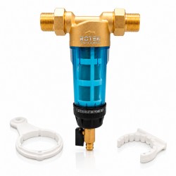 Brass Self-Cleaning Water Pre Filter 40 Micron with Stainless Steel Mesh 1” & 3/4”