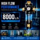 Water filter for general inlet self-cleaning stainless steel mesh with high flow rate