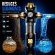 Water filter for general inlet self-cleaning stainless steel mesh with high flow rate