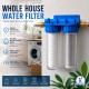 Double water filter with 1 "connection, sediment cartridge and CTO activated carbon