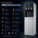 FONPUR Reverse Osmosis Water Dispenser Cold / Natural / Hot Water