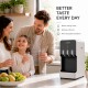 Tabletop water dispenser with filtered, cold, natural or hot water FONPUR