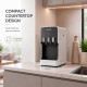 Tabletop water dispenser with filtered, cold, natural or hot water FONPUR