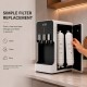 Tabletop water dispenser with filtered, cold, natural or hot water FONPUR