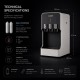 Tabletop water dispenser with filtered, cold, natural or hot water FONPUR