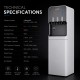 FONPUR Reverse Osmosis Water Dispenser Cold / Natural / Hot Water - 1